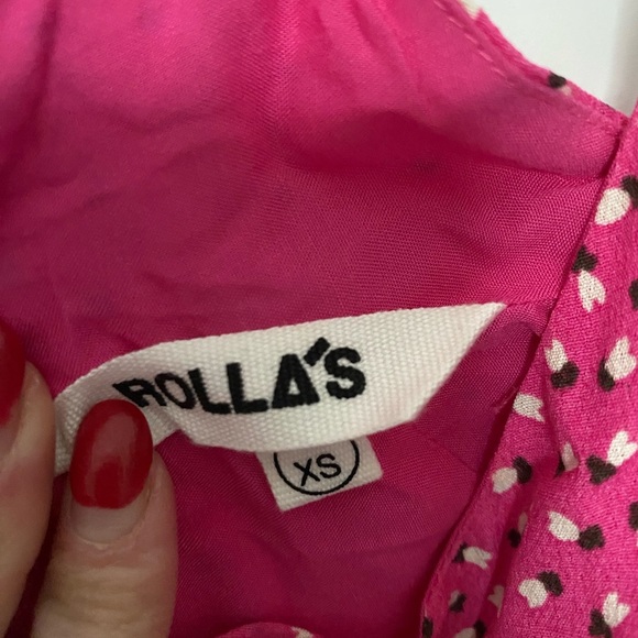 Rolla's Midsummer's Midi Tulip Dress Hot Pink - Picture 6 of 6